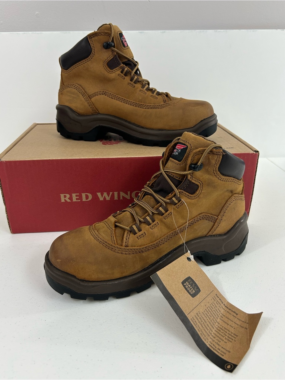 Red Wing Flexbond Waterproof Workwear Steel Toe Safety Boots 2327 Size 8D New